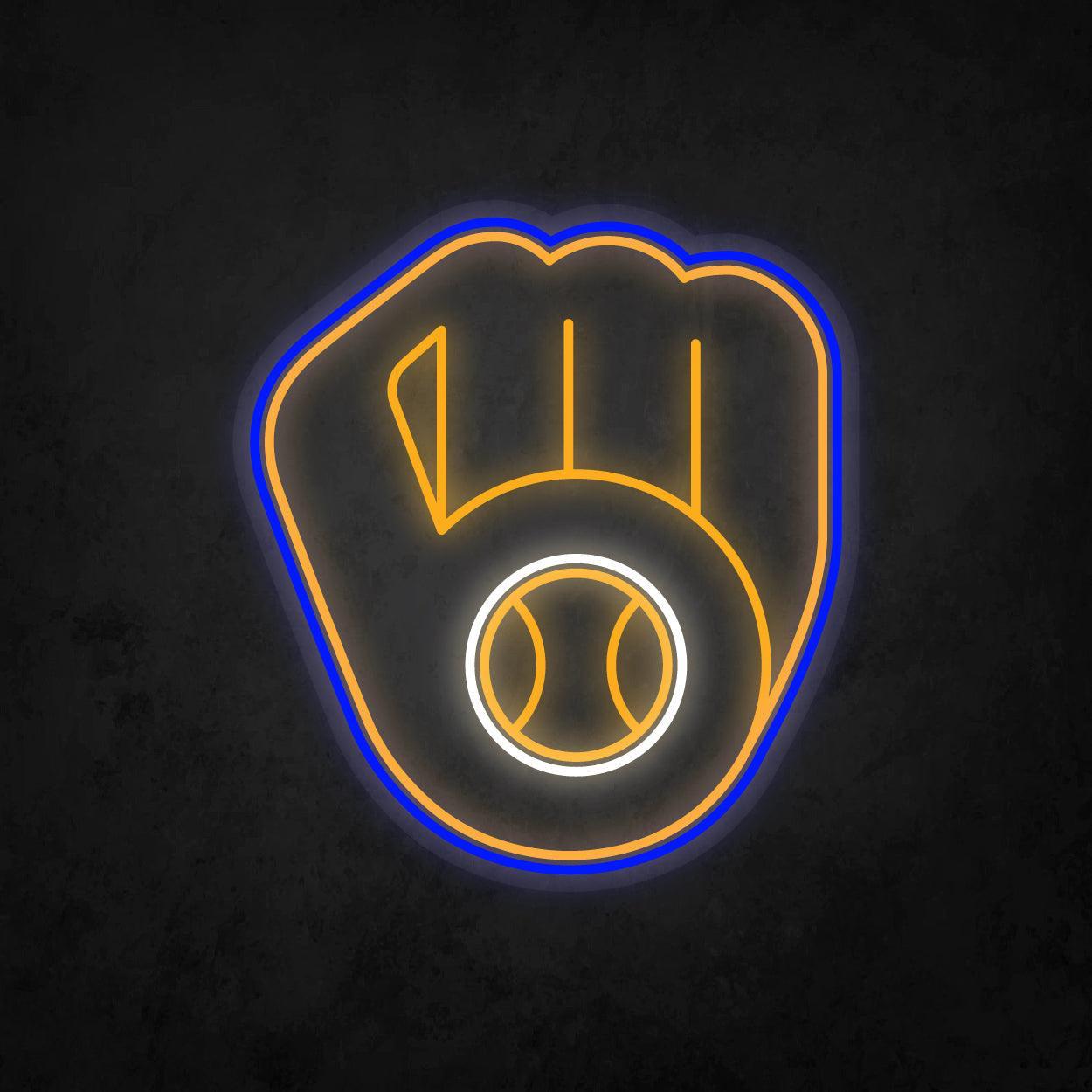LED Neon Sign - Milwaukee Brewers Large - Neonbir