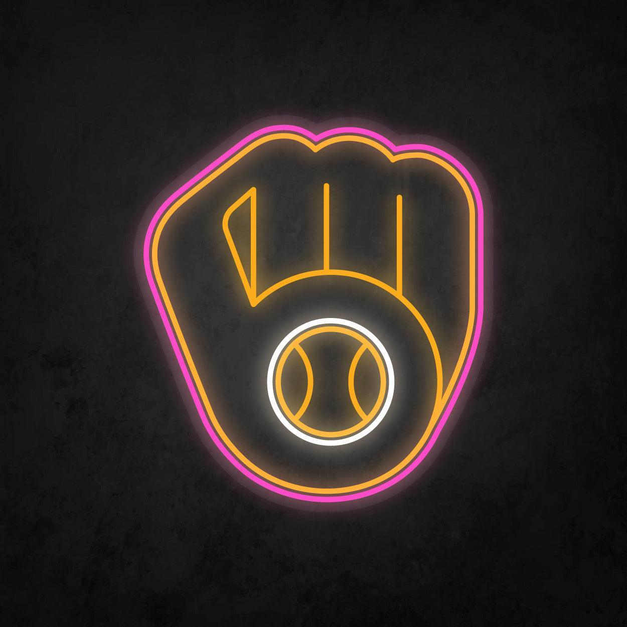 LED Neon Sign - Milwaukee Brewers Large - Neonbir