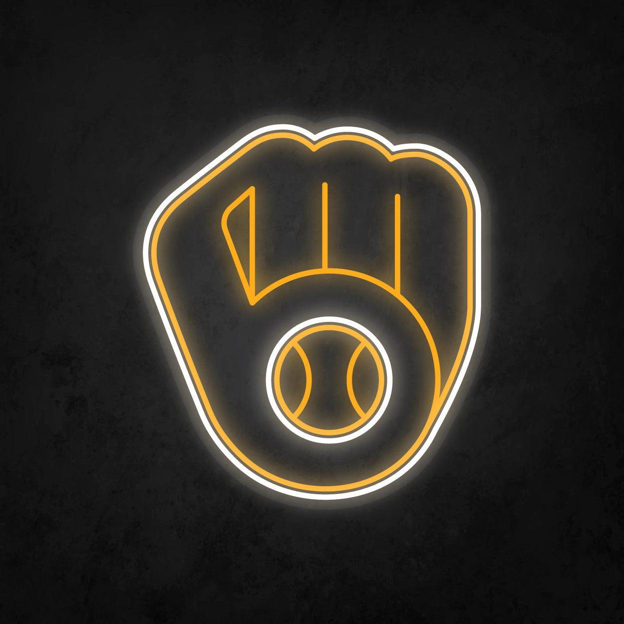 LED Neon Sign - Milwaukee Brewers Large - Neonbir