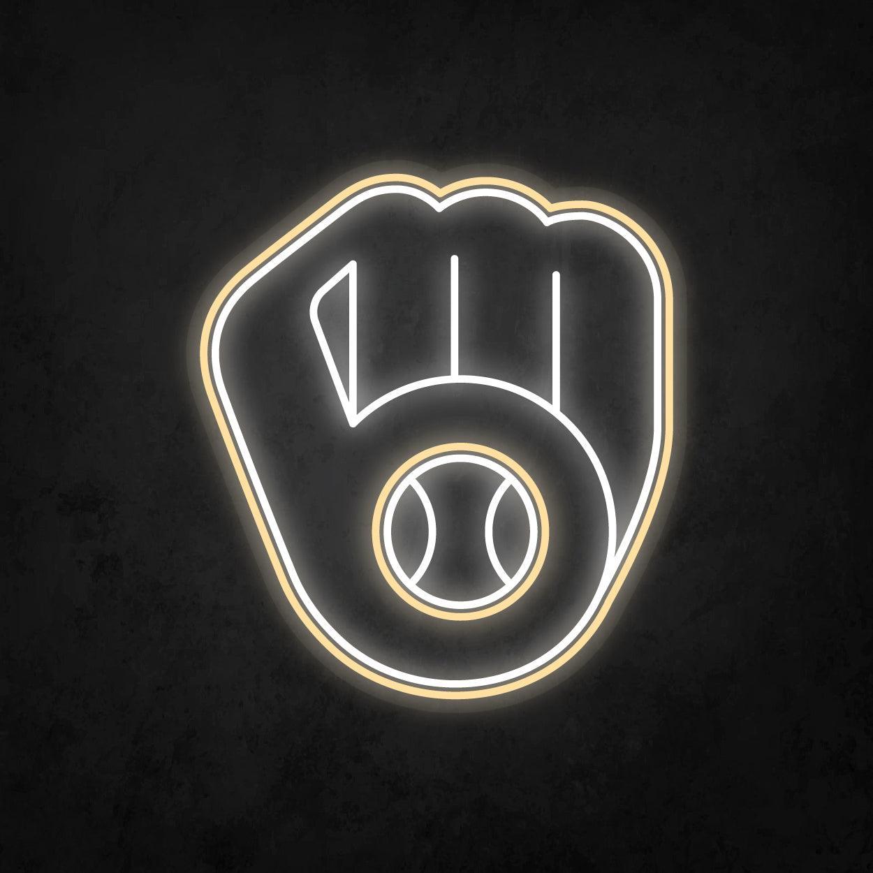 LED Neon Sign - Milwaukee Brewers Large - Neonbir