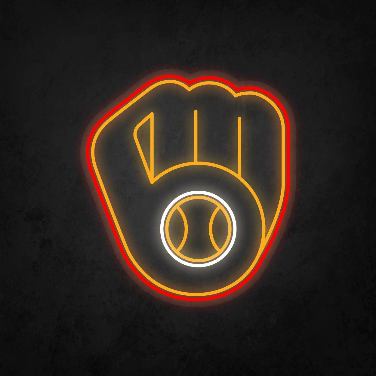 LED Neon Sign - Milwaukee Brewers Large - Neonbir
