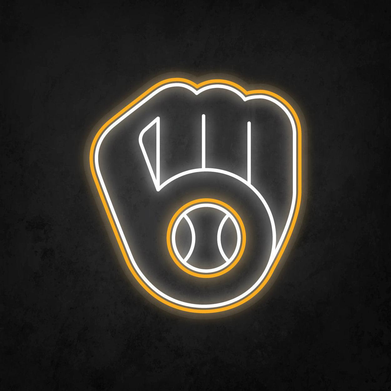 LED Neon Sign - Milwaukee Brewers Large - Neonbir