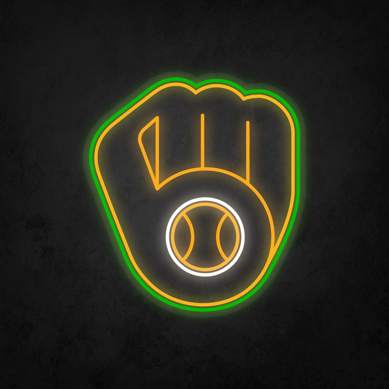 LED Neon Sign - Milwaukee Brewers Large - Neonbir