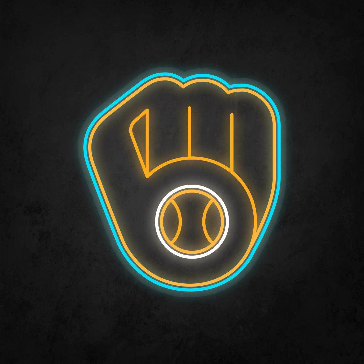 LED Neon Sign - Milwaukee Brewers Large - Neonbir