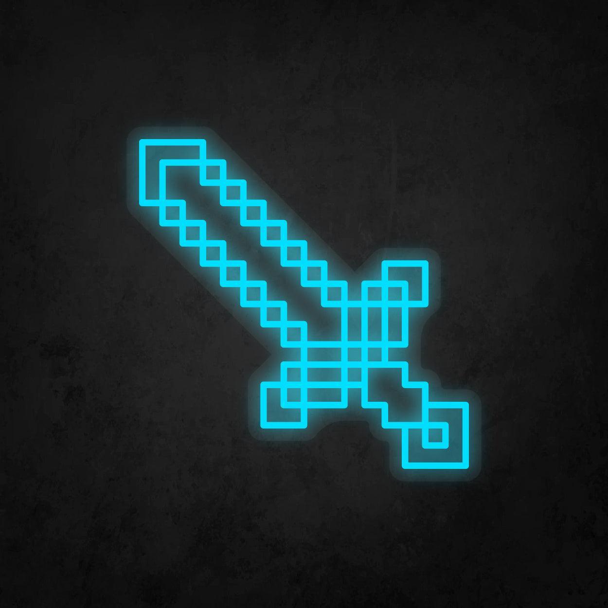 LED Neon Sign - Minecraft Sword - Neonbir