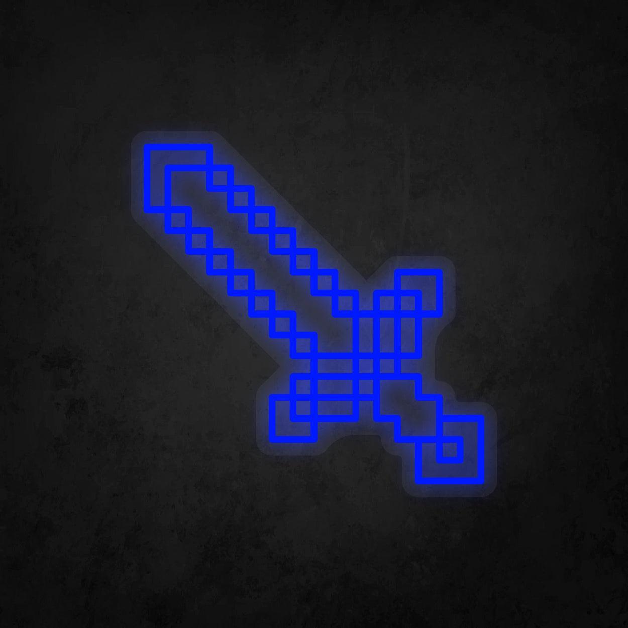 LED Neon Sign - Minecraft Sword - Neonbir