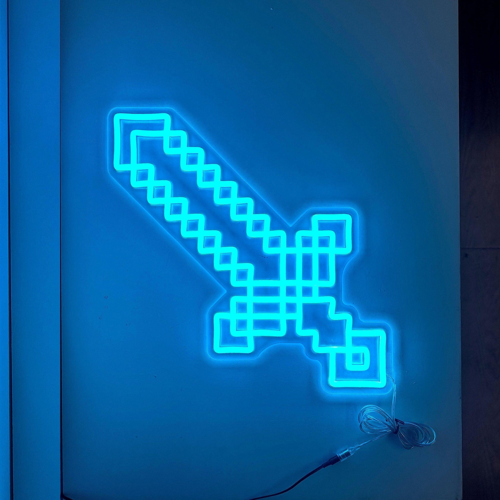 LED Neon Sign - Minecraft Sword - Neonbir