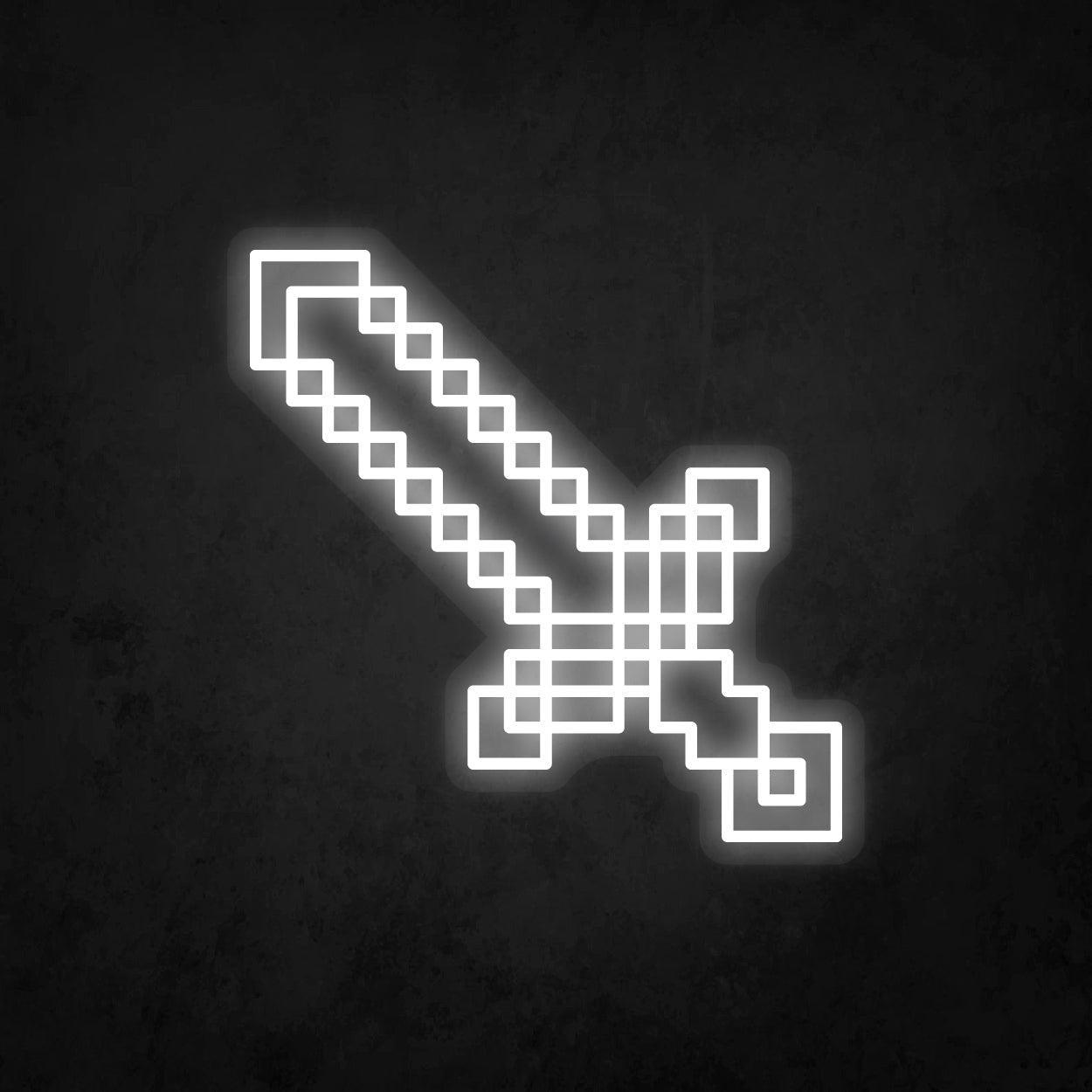 LED Neon Sign - Minecraft Sword - Neonbir
