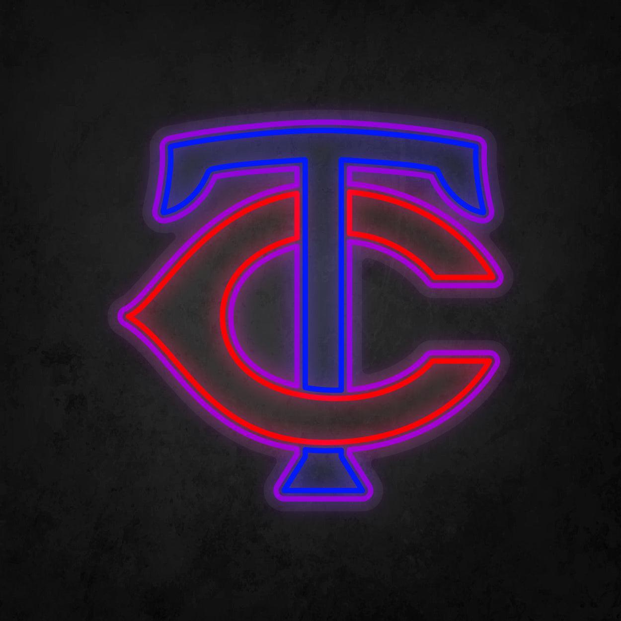LED Neon Sign - Minnesota Twins Large - Neonbir