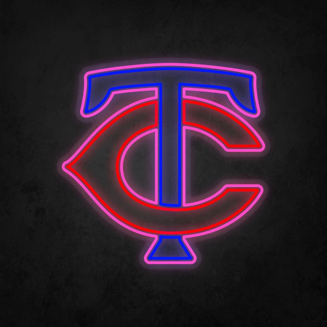 LED Neon Sign - Minnesota Twins Large - Neonbir