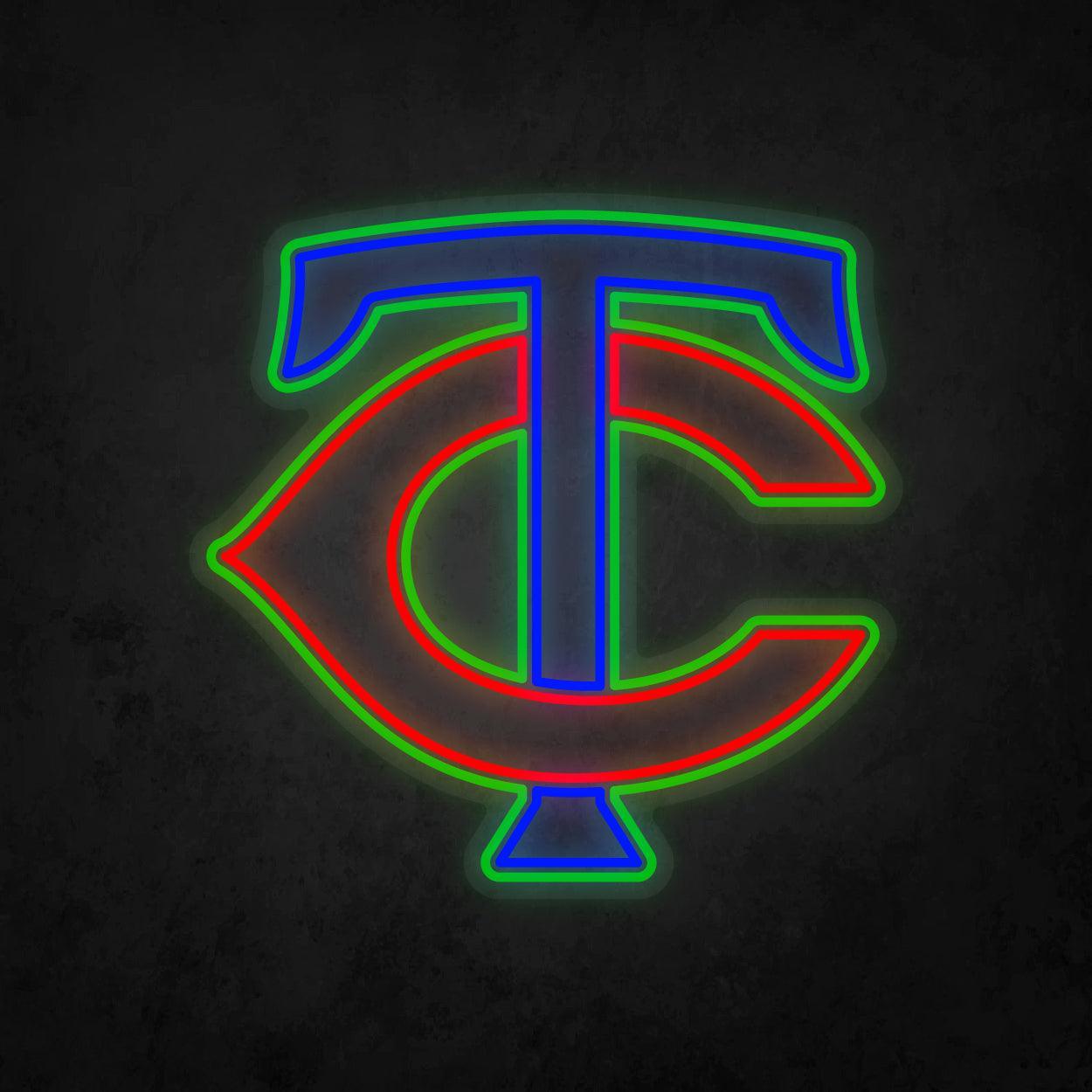 LED Neon Sign - Minnesota Twins Large - Neonbir