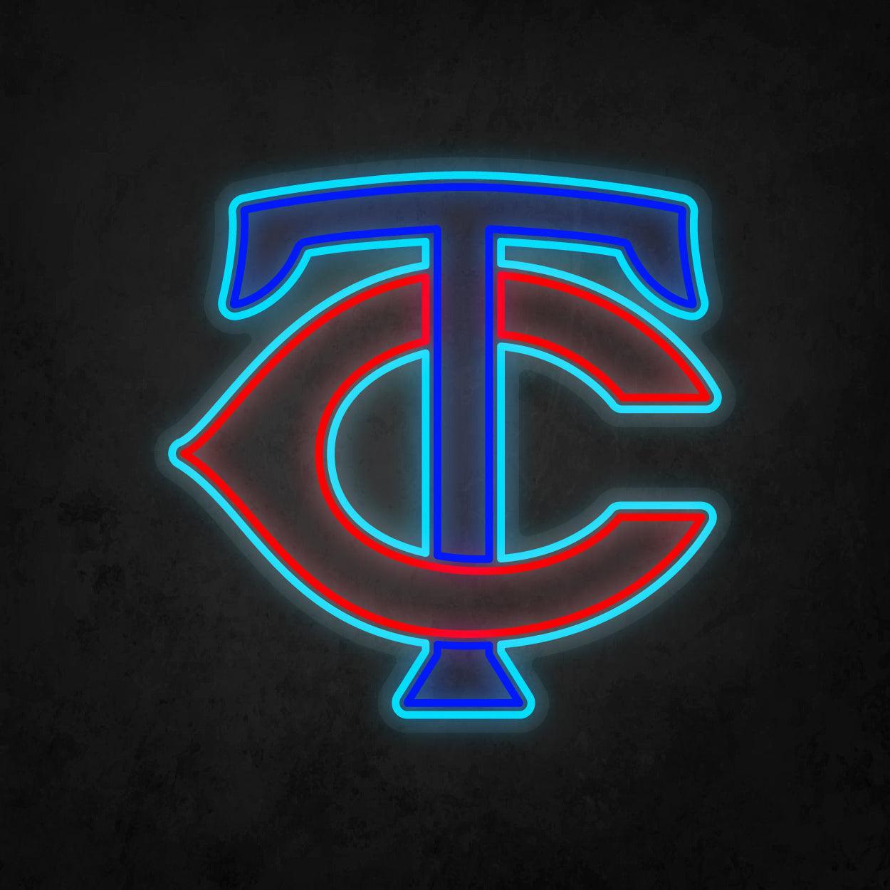 LED Neon Sign - Minnesota Twins Large - Neonbir