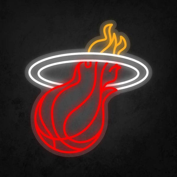 LED Neon Sign - NBA - Miami Heat - Neonbir