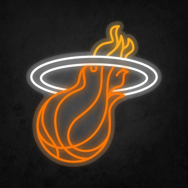 LED Neon Sign - NBA - Miami Heat - Neonbir