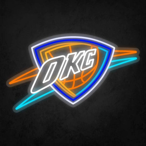LED Neon Sign - NBA - Oklahoma City Thunder - Neonbir