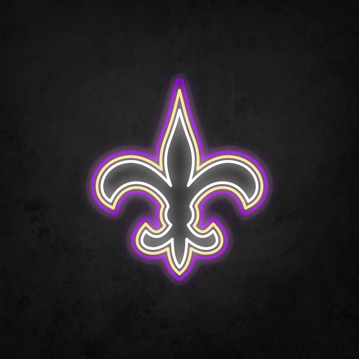 LED Neon Sign - New Orleans Saints Large - Neonbir
