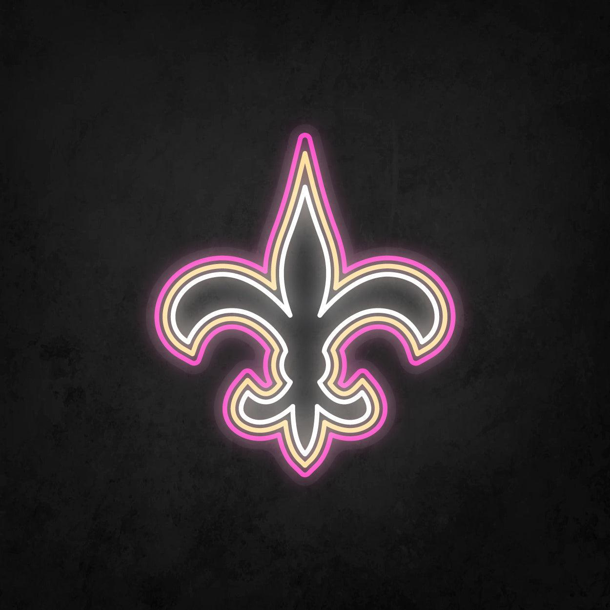 LED Neon Sign - New Orleans Saints Large - Neonbir
