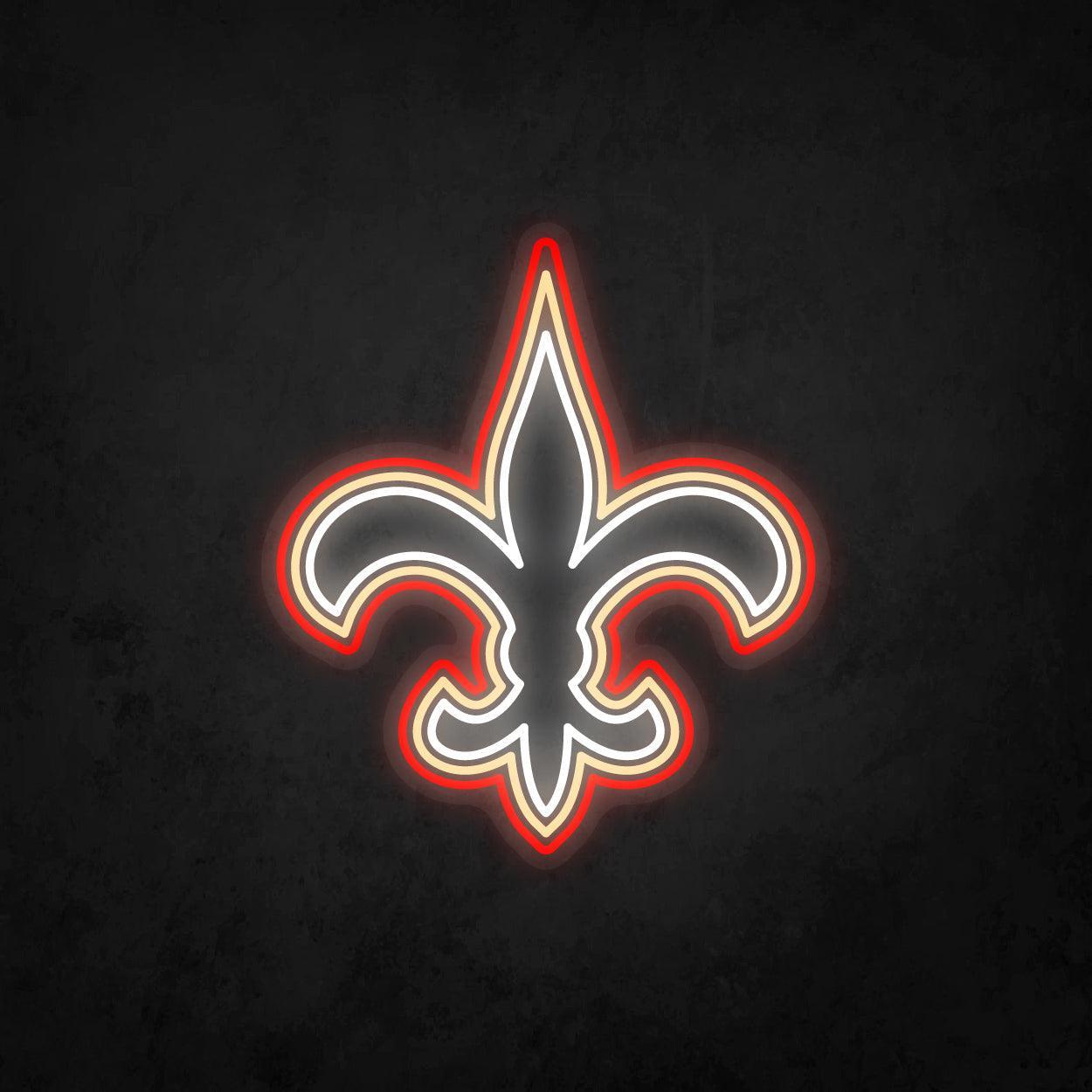 LED Neon Sign - New Orleans Saints Large - Neonbir