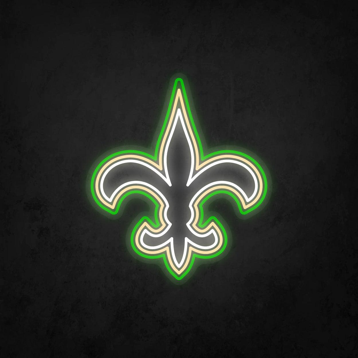 LED Neon Sign - New Orleans Saints Large - Neonbir