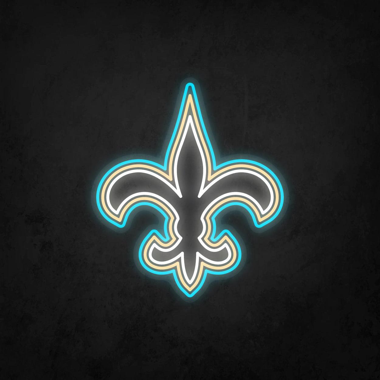 LED Neon Sign - New Orleans Saints Large - Neonbir