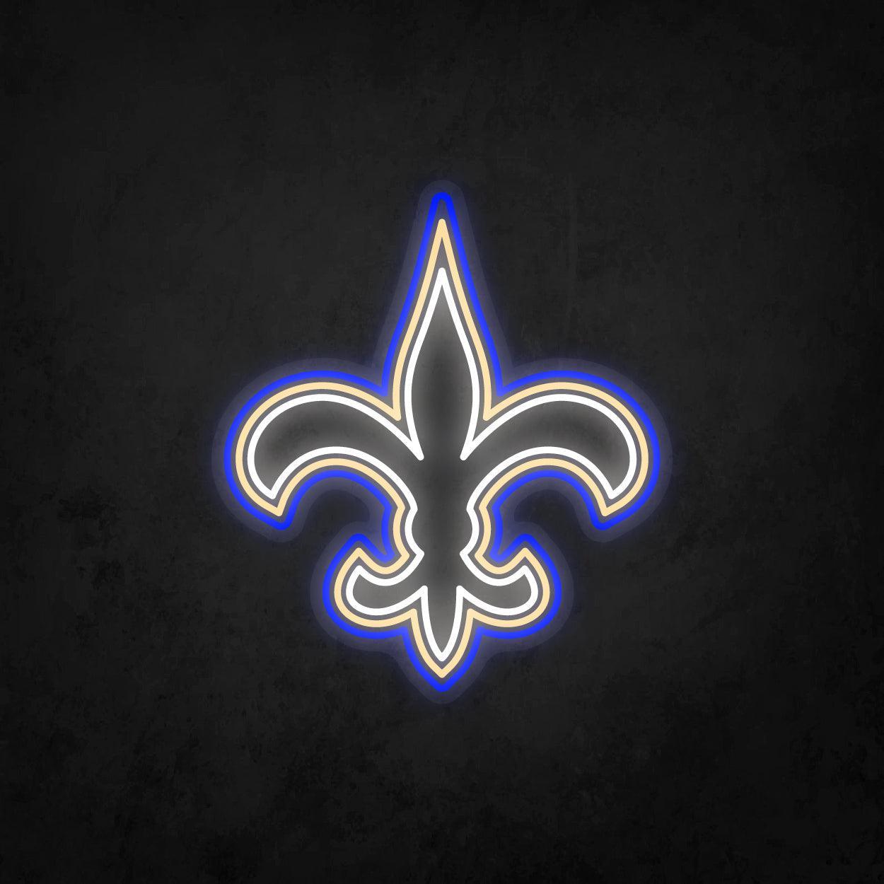 LED Neon Sign - New Orleans Saints Large - Neonbir