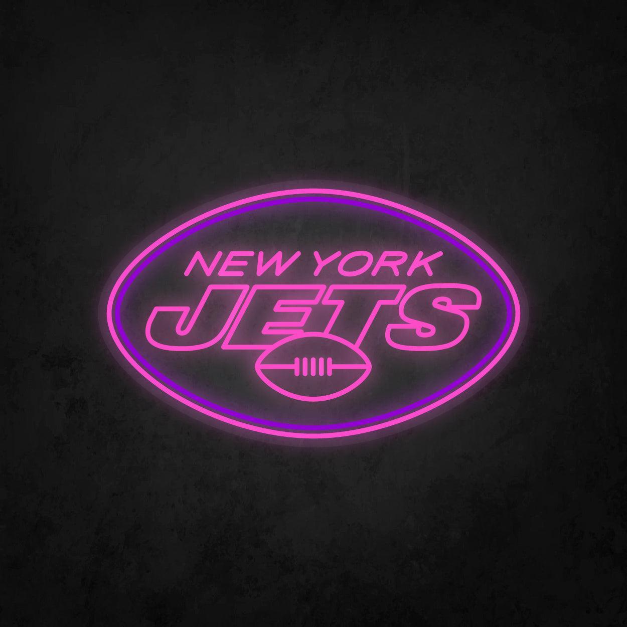 LED Neon Sign - New York Jets Large - Neonbir