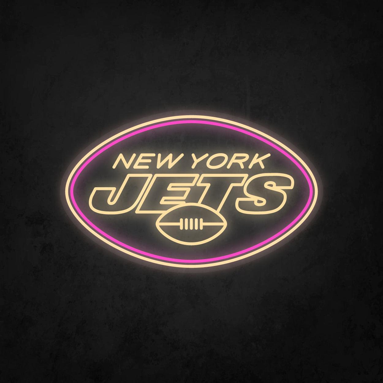 LED Neon Sign - New York Jets Large - Neonbir