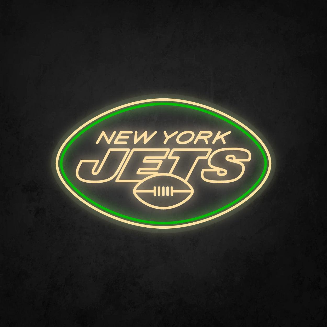 LED Neon Sign - New York Jets Large - Neonbir