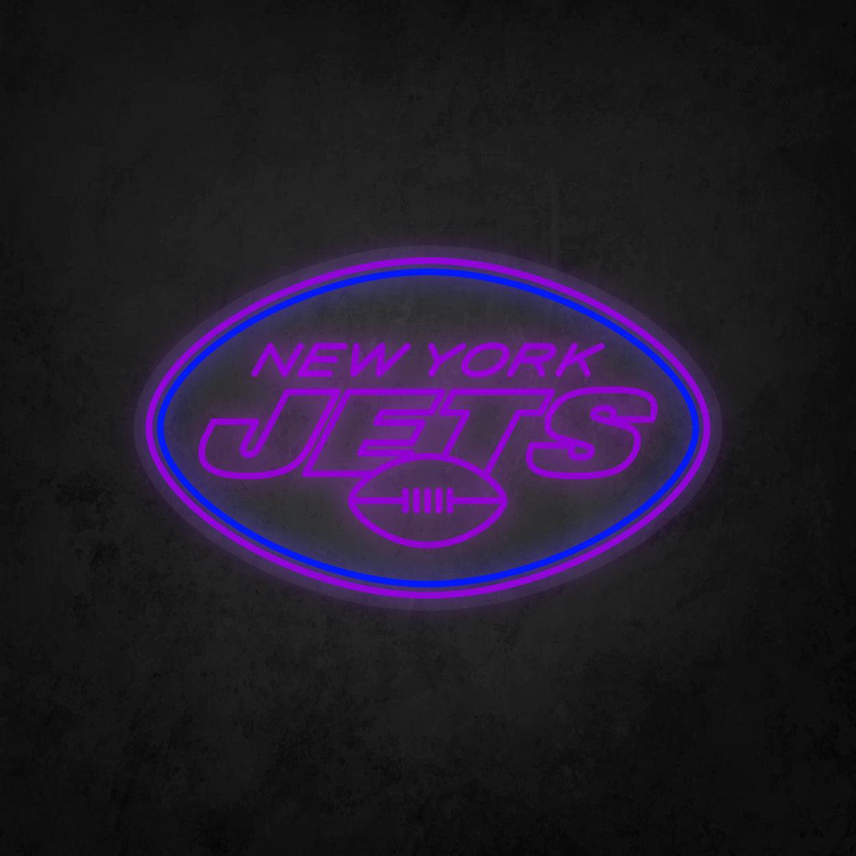 LED Neon Sign - New York Jets Large - Neonbir