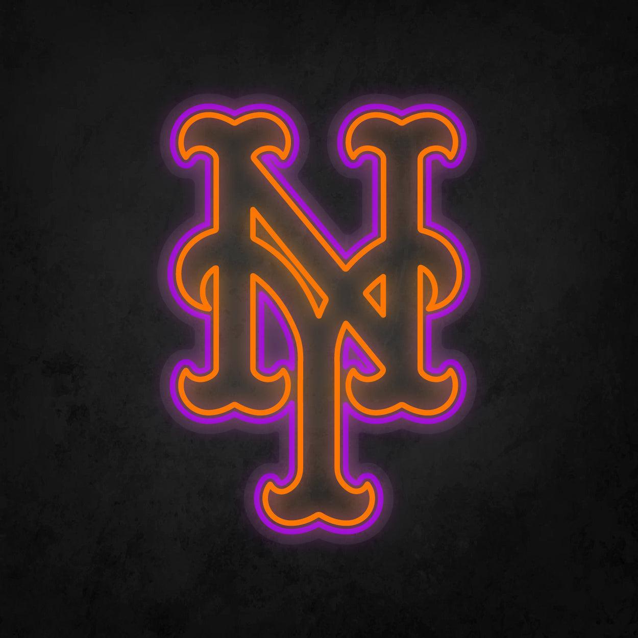 LED Neon Sign - New York Mets Large - Neonbir