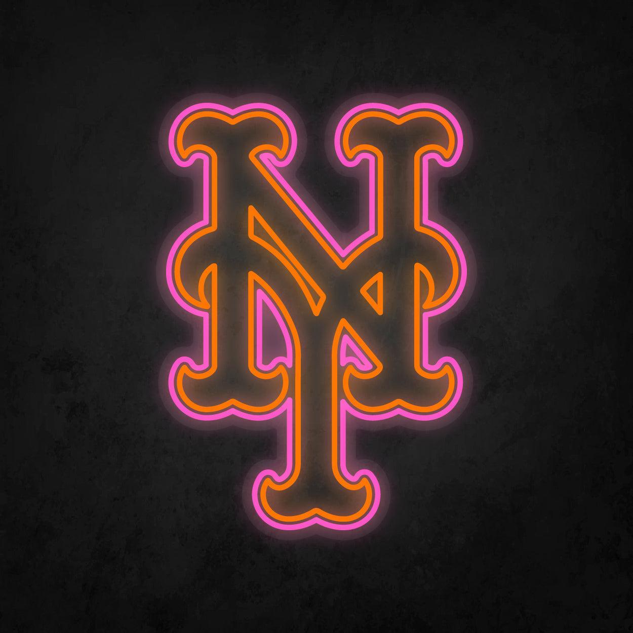 LED Neon Sign - New York Mets Large - Neonbir