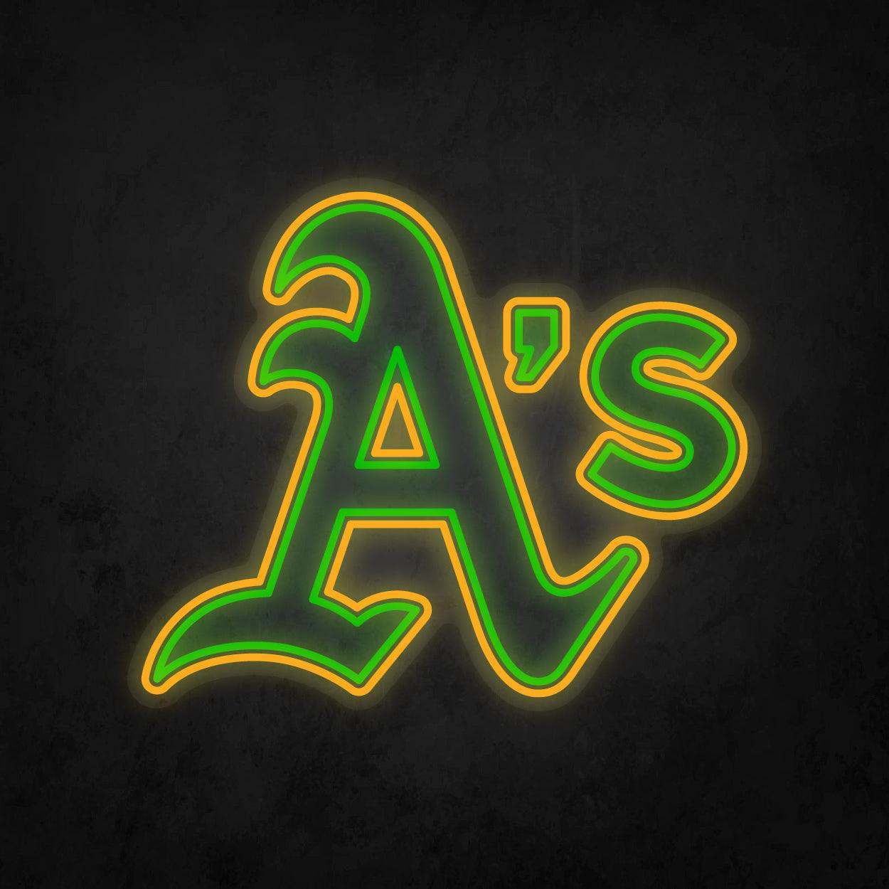 LED Neon Sign - Oakland Athletics Large - Neonbir