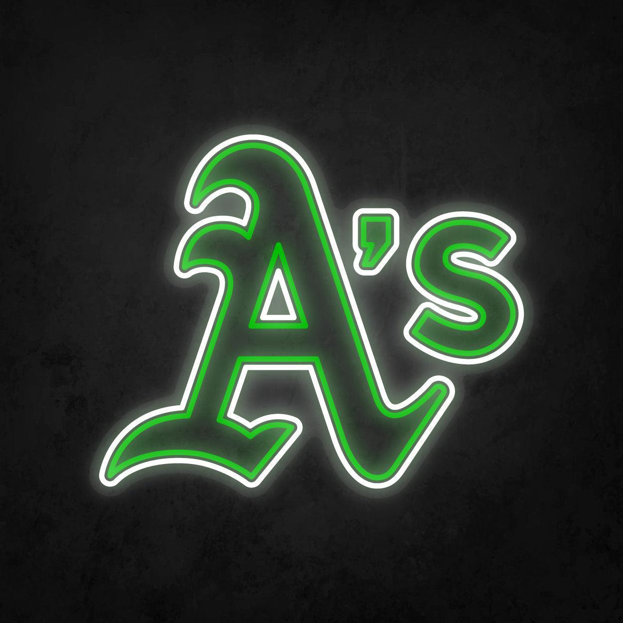 LED Neon Sign - Oakland Athletics Large - Neonbir