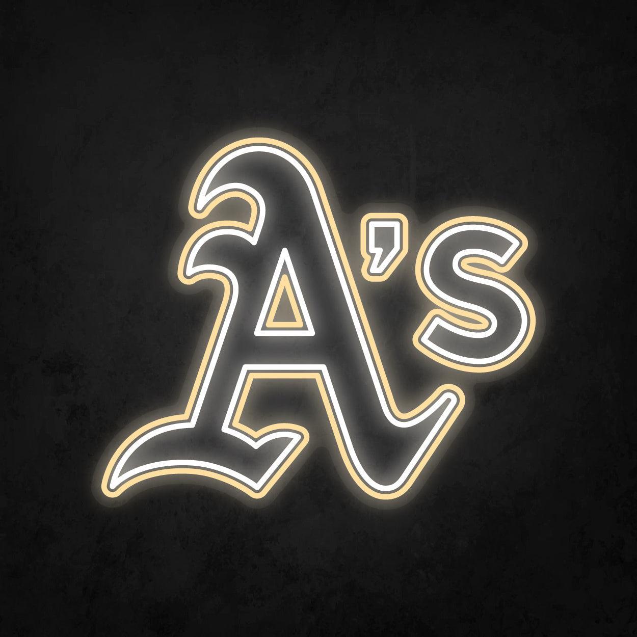 LED Neon Sign - Oakland Athletics Large - Neonbir