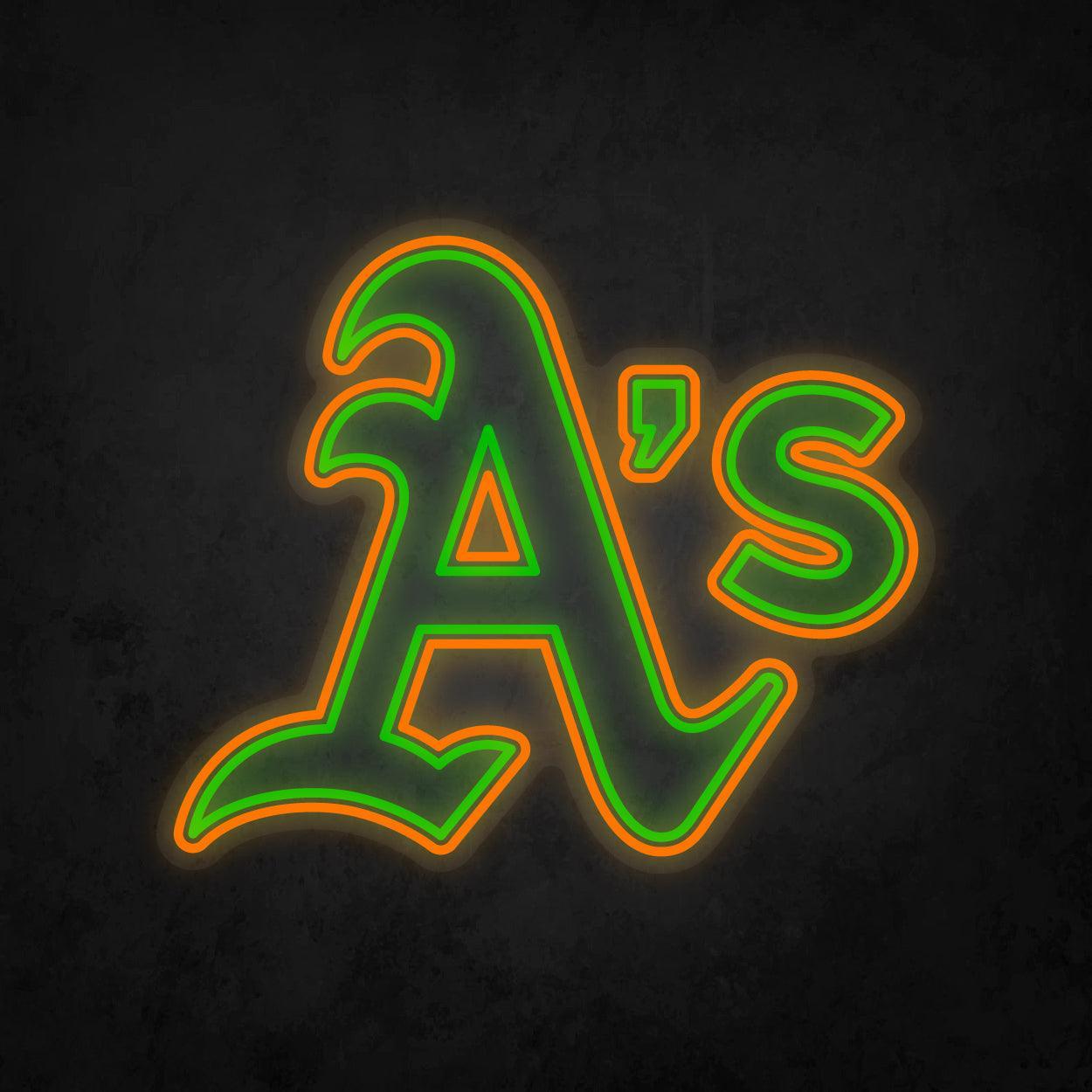 LED Neon Sign - Oakland Athletics Large - Neonbir