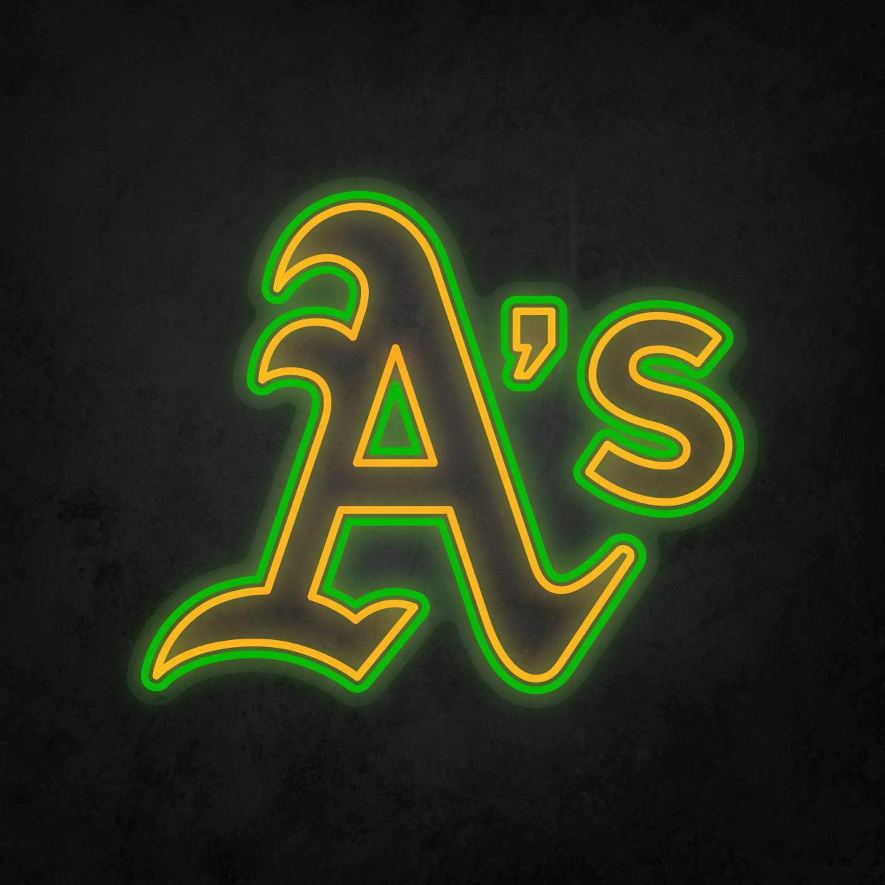 LED Neon Sign - Oakland Athletics Large - Neonbir