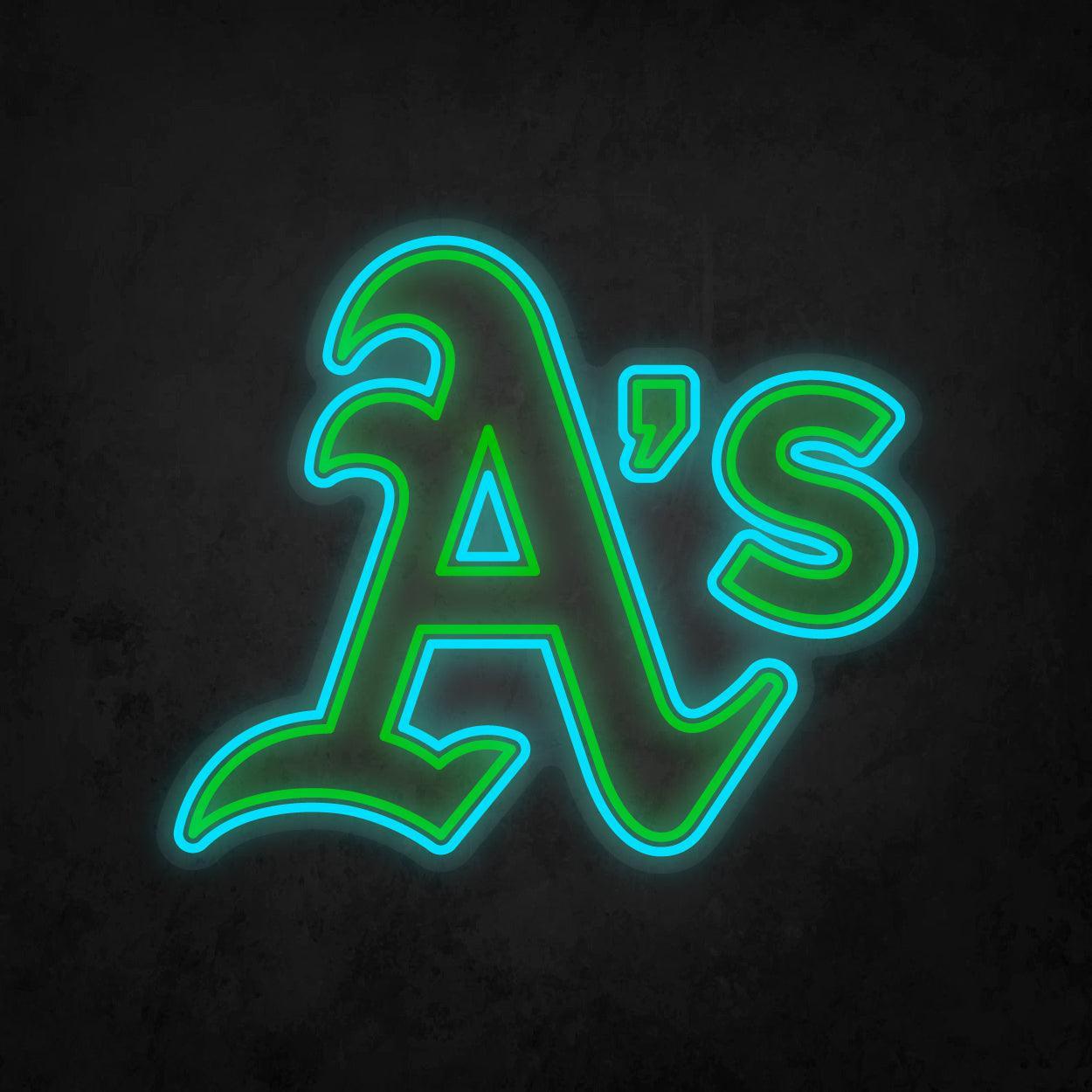 LED Neon Sign - Oakland Athletics Large - Neonbir