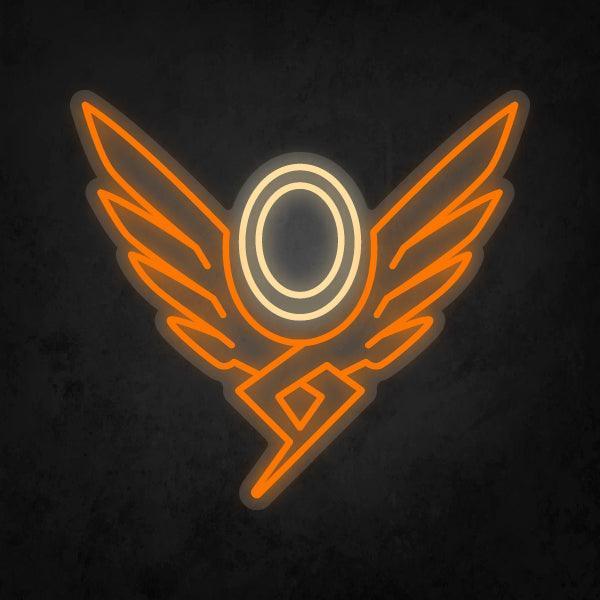 LED Neon Sign - Overwatch - Mercy Player Icon - Neonbir
