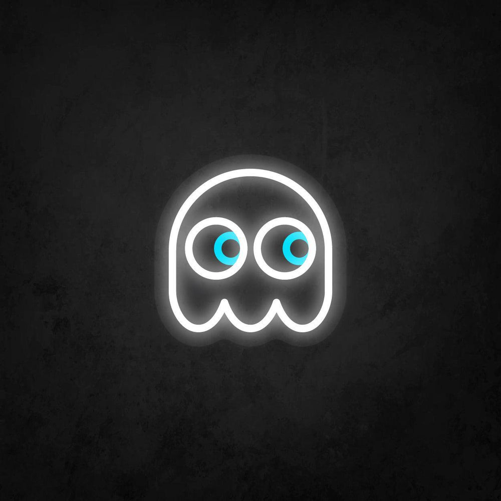 LED Neon Sign - Pac-Man Ghost Looking to The Right - Neonbir