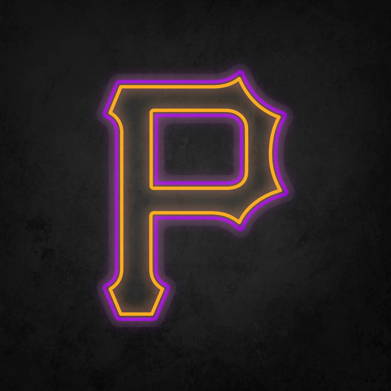 LED Neon Sign - Pittsburgh Pirates Large - Neonbir