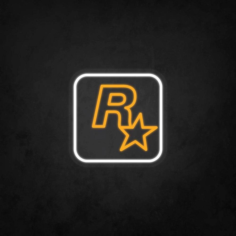 LED Neon Sign - Rockstar Logo - Neonbir