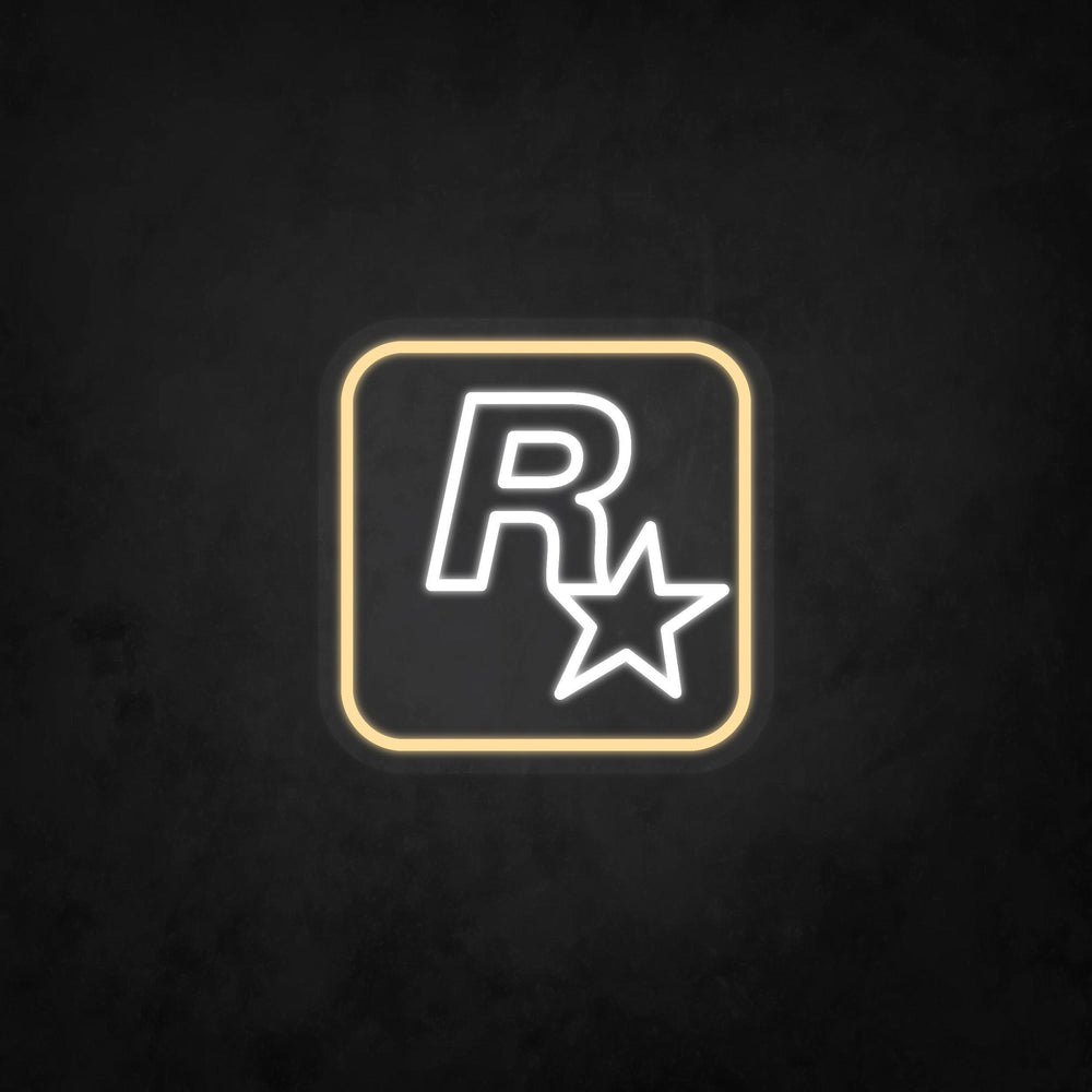 LED Neon Sign - Rockstar Logo - Neonbir