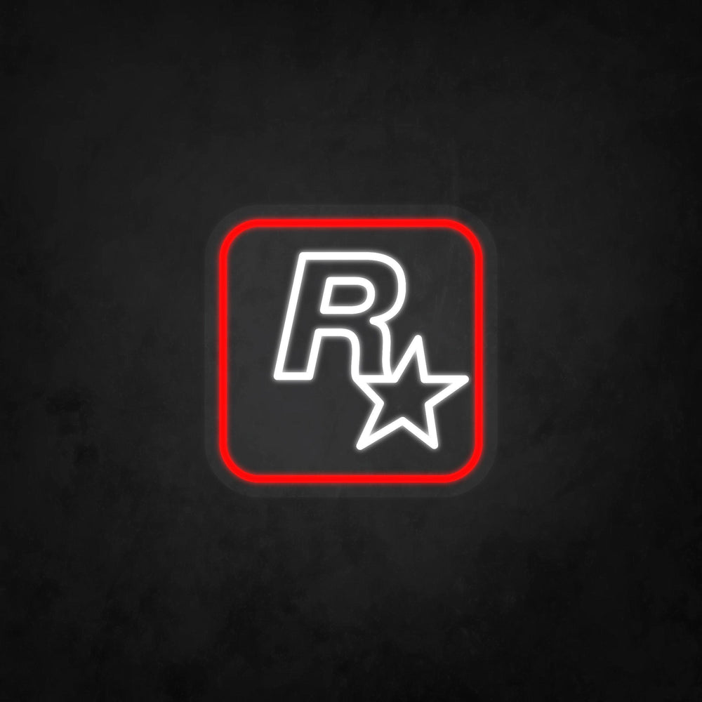 LED Neon Sign - Rockstar Logo - Neonbir
