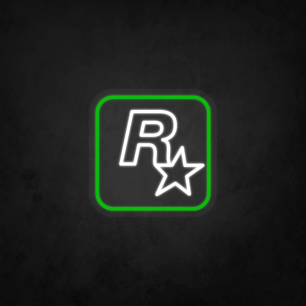LED Neon Sign - Rockstar Logo - Neonbir