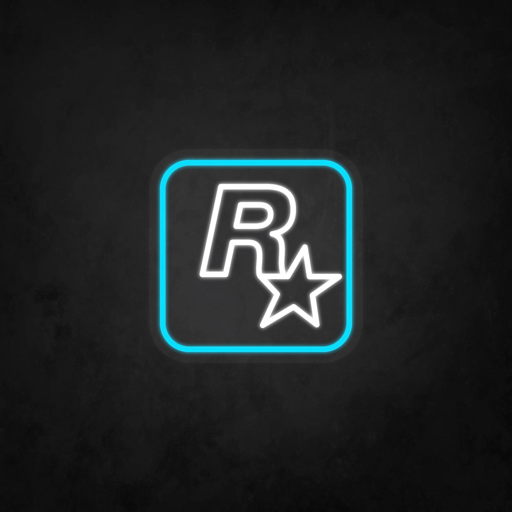 LED Neon Sign - Rockstar Logo - Neonbir