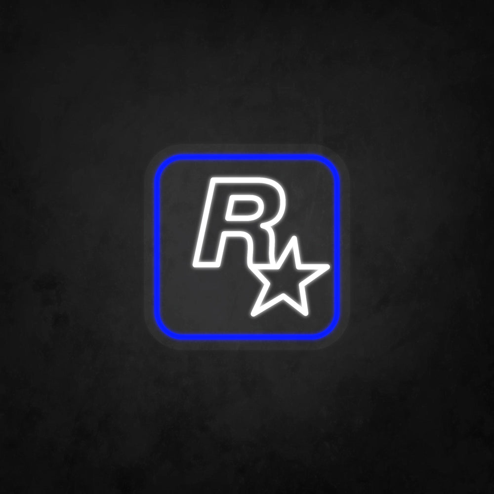 LED Neon Sign - Rockstar Logo - Neonbir