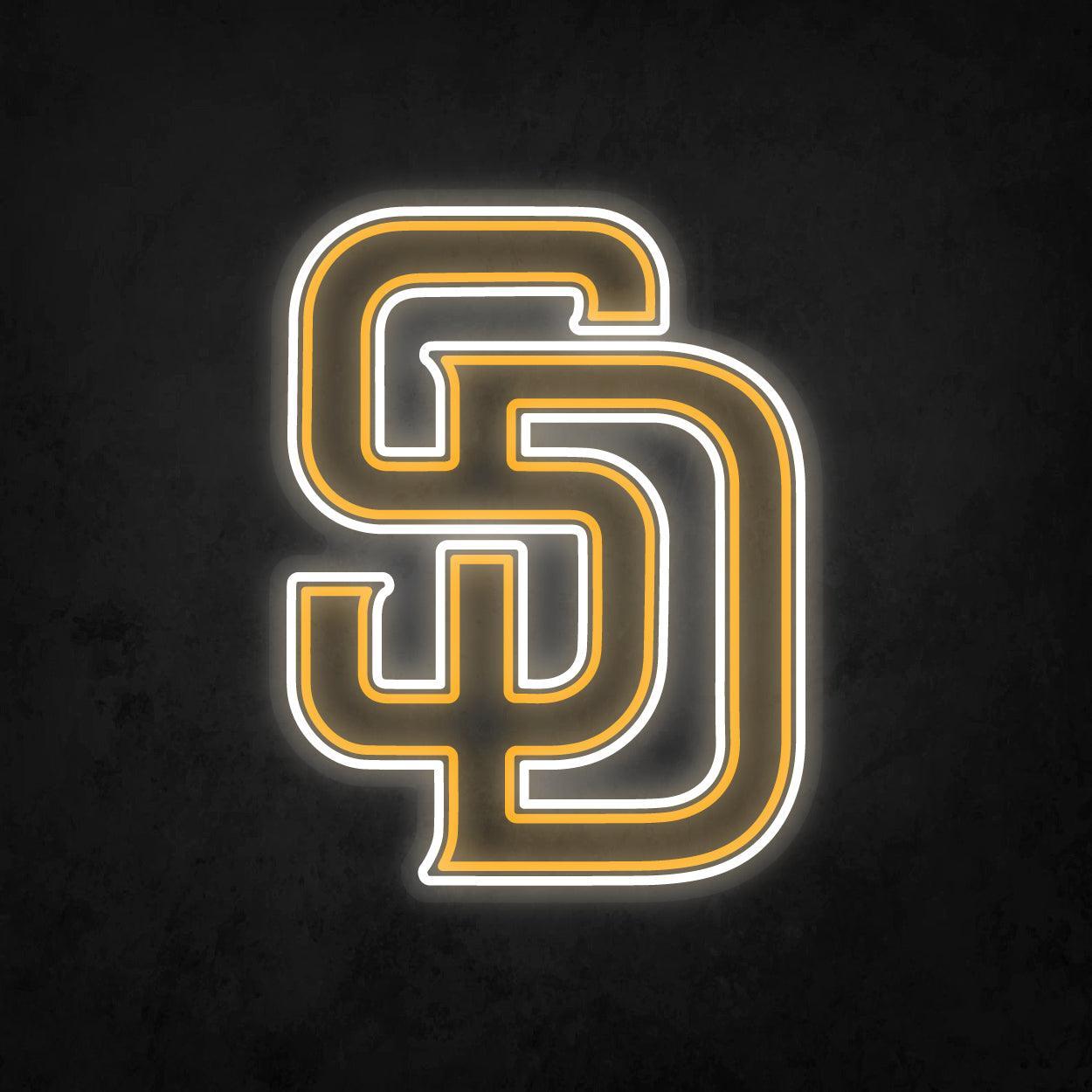 LED Neon Sign - San Diego Padres Large - Neonbir