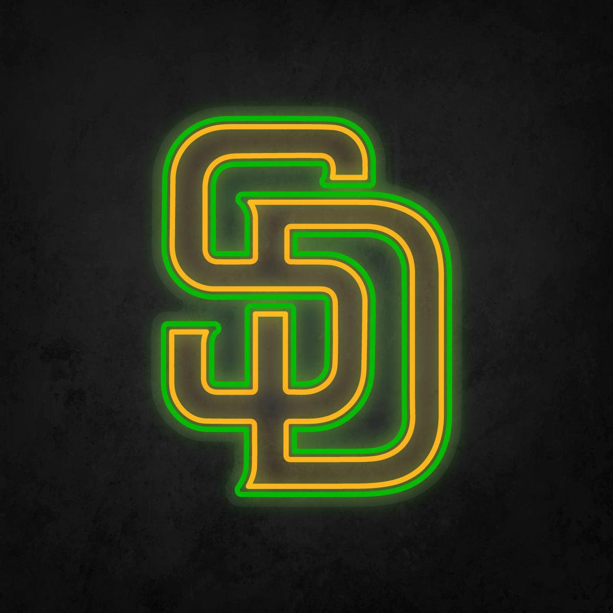 LED Neon Sign - San Diego Padres Large - Neonbir