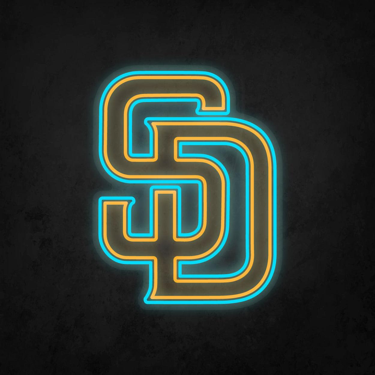 LED Neon Sign - San Diego Padres Large - Neonbir