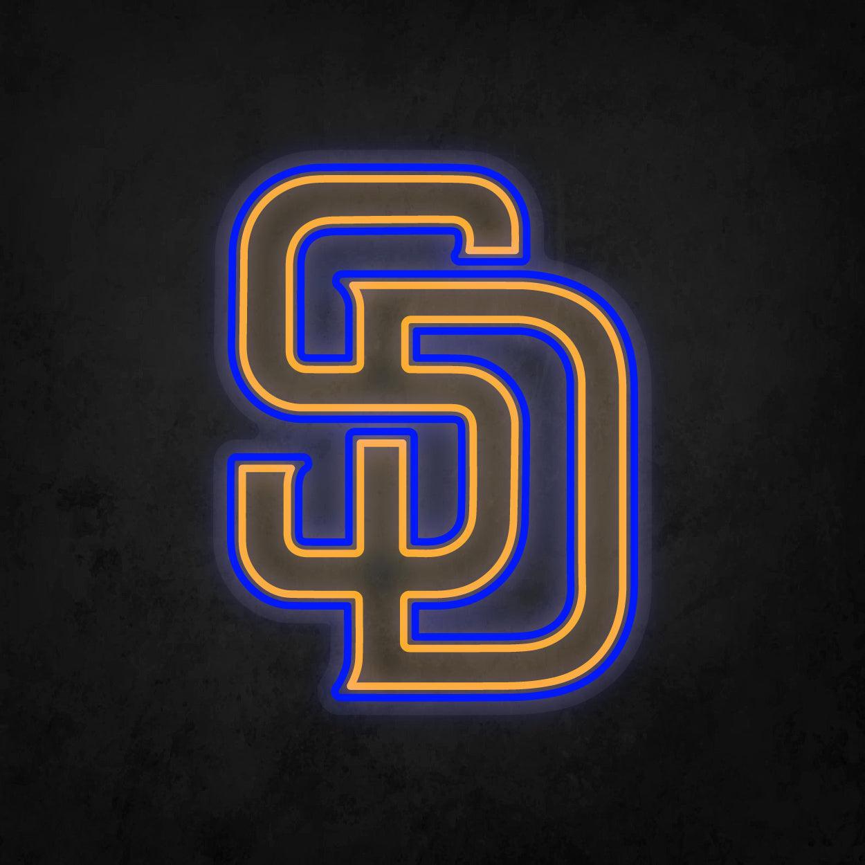 LED Neon Sign - San Diego Padres Large - Neonbir